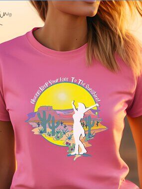Cowgirl T-shirt, Rodeo Tee, Horse Lovers Shirt, XL, Pink